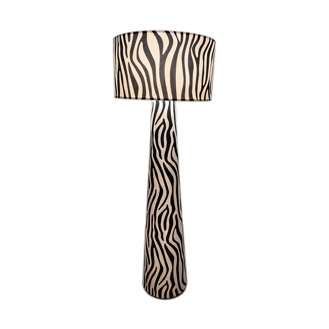 Zany Zebra Stehleuchte, Schwarz-Weiß, 144 cm By Rydéns