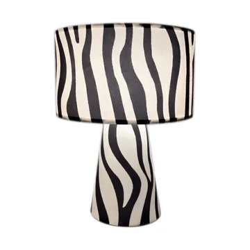 Zany Zebra Tischleuchte - Schwarz-Weiß, 43 cm - By Rydéns