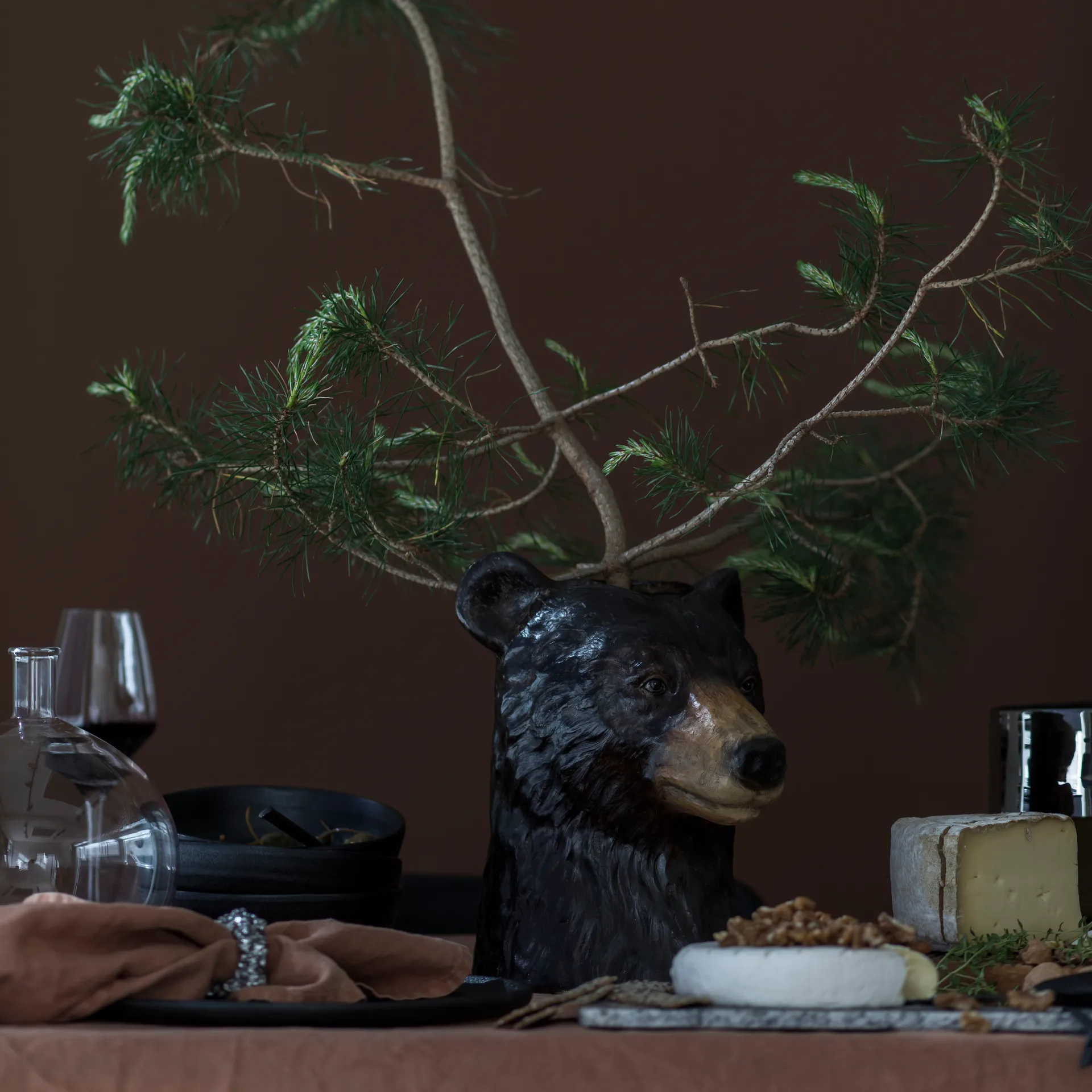 Bear Vase, Braun Byon