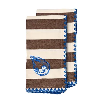 Bubba Küchenhandtuch 50x70 cm 2er-Pack - Auster - Byon