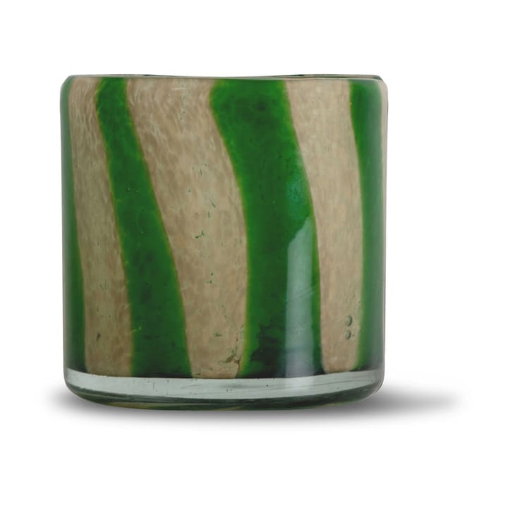 Calore Windlicht-Vase M Ø15cm, Green-beige Byon