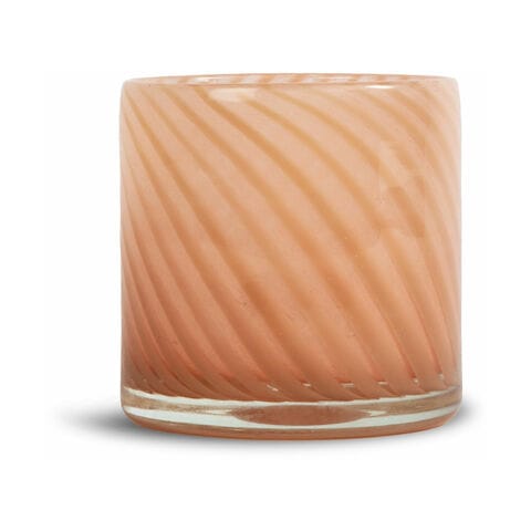 Calore Windlicht-Vase M Ø15cm, Rosa-beige Byon