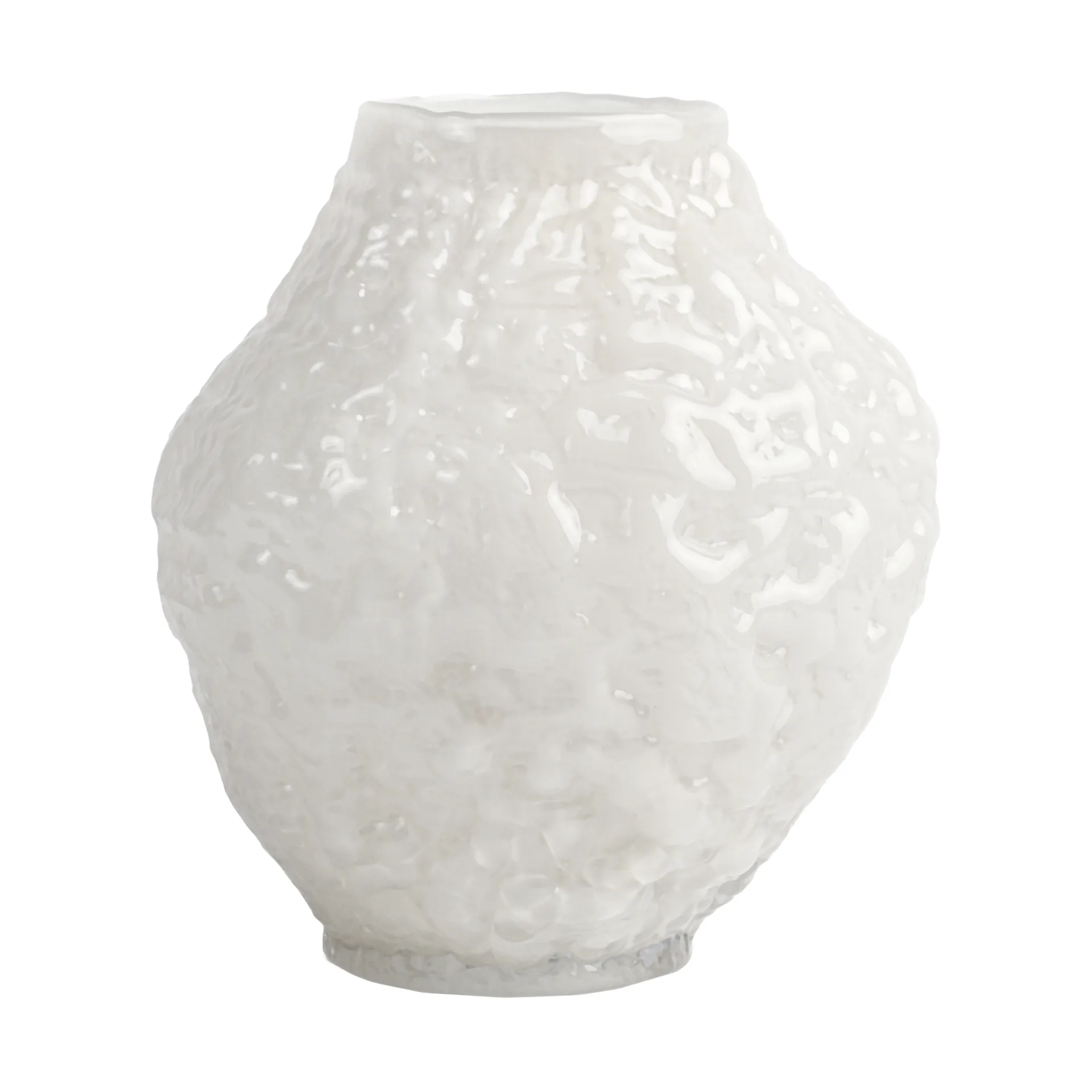 Corallo Vase M 26x28x27 cm, Elfenbeinweiß Byon