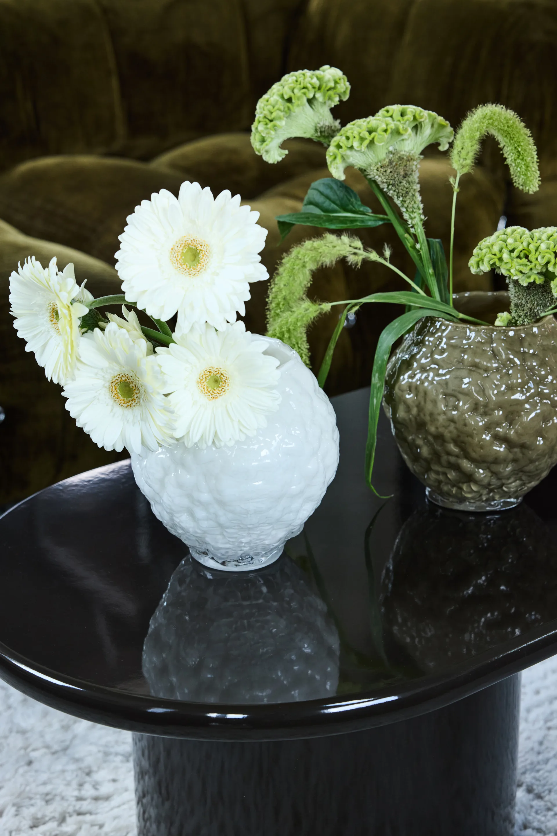 Corallo Vase XS 19x17x17,5 cm, Elfenbein Byon