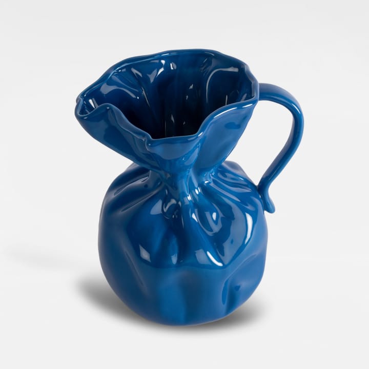 Crumple Vase, Blau Byon
