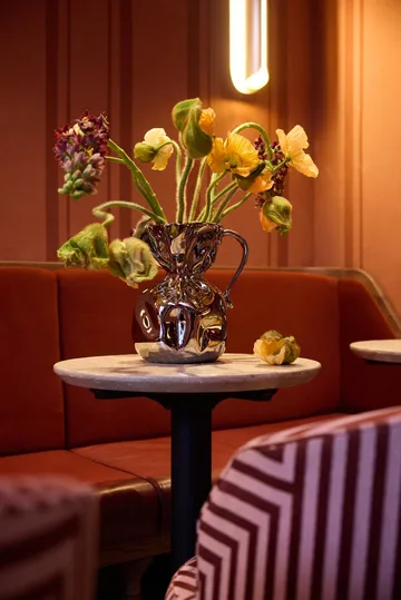 Crumple Vase - Silber - Byon