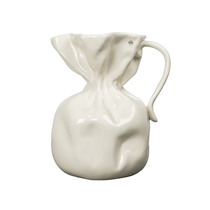 Crumple Vase, Weiß Byon