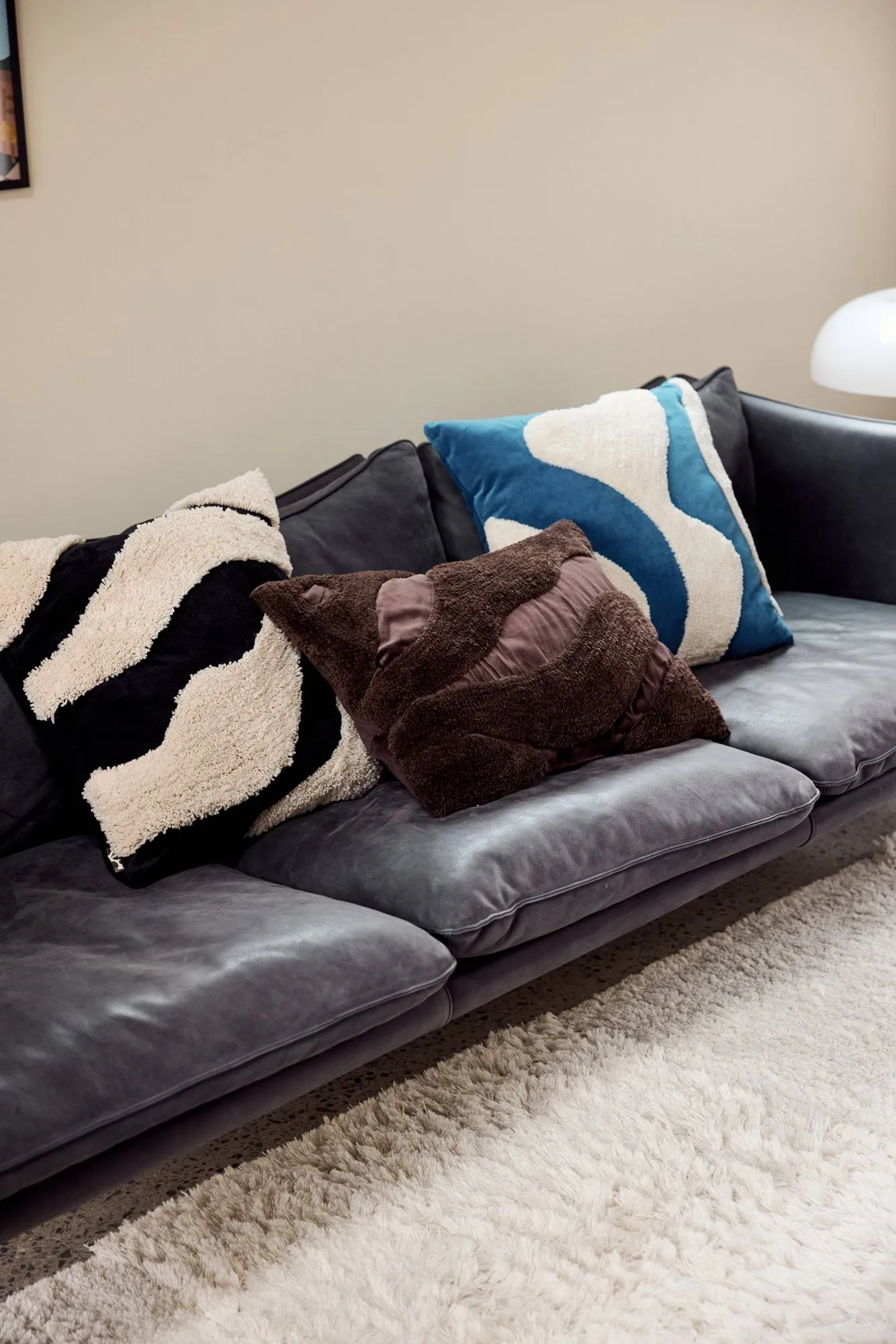 Fluffy Kissen 50 x 50cm, Braun, 40x60 cm Byon