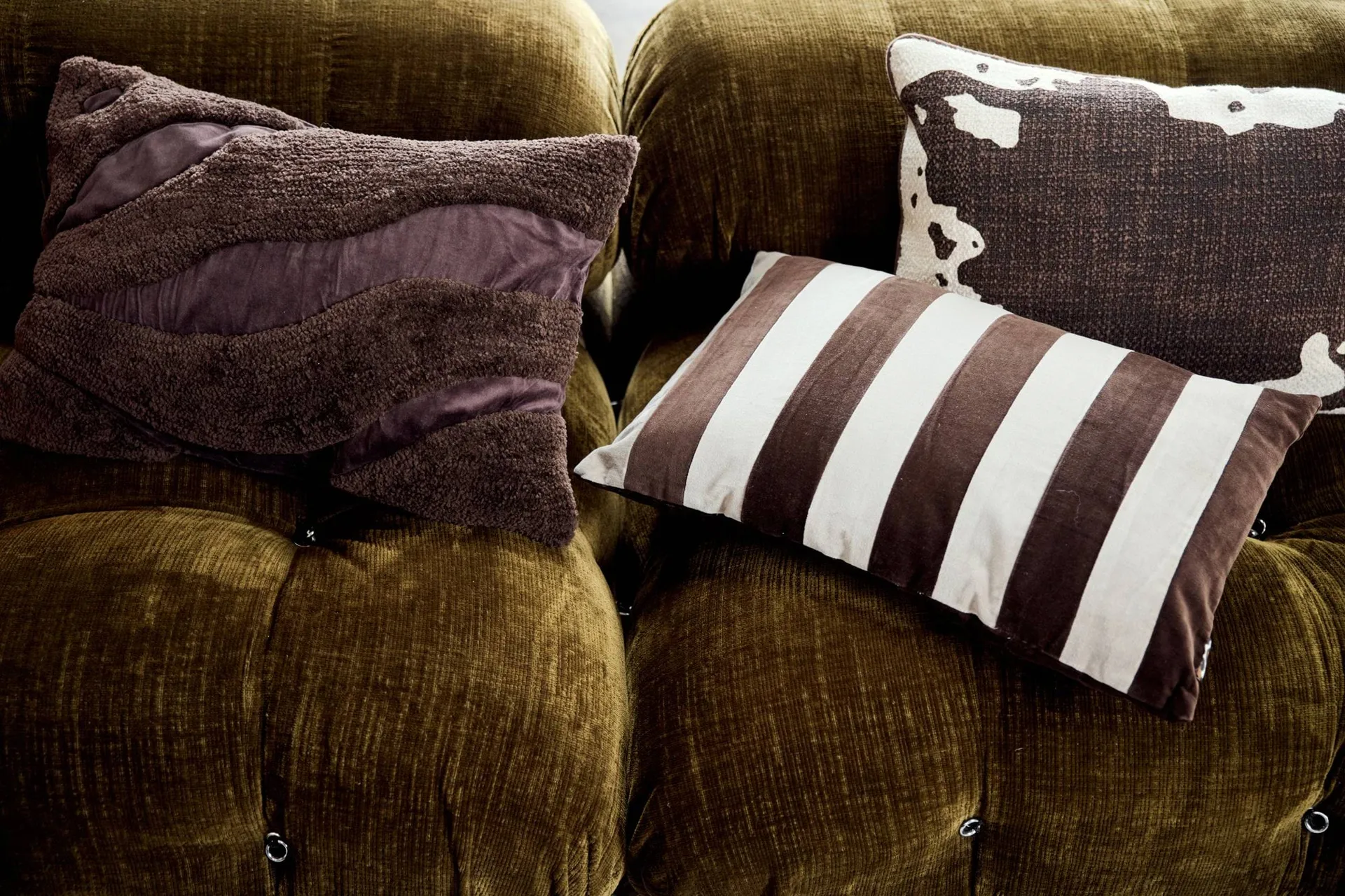 Fluffy Kissen 50 x 50cm, Braun, 40x60 cm Byon