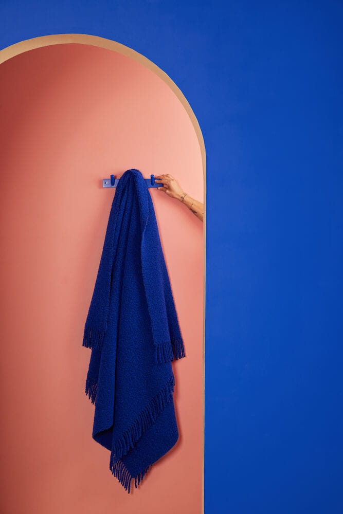Franca Decke 130x170 cm, Blau Byon