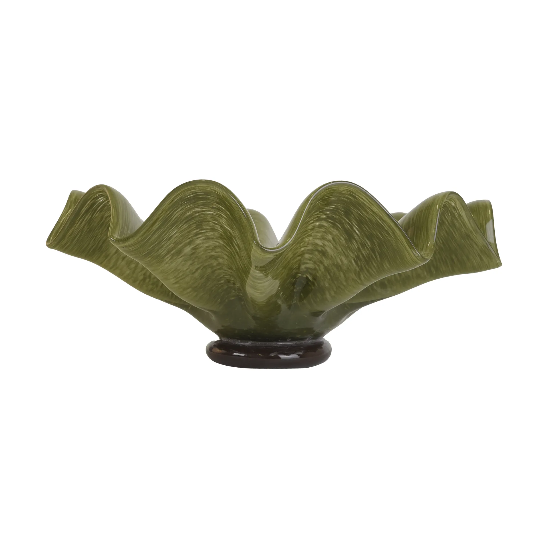 Lorin Schale, L, Ø30x11 cm, Grün Byon
