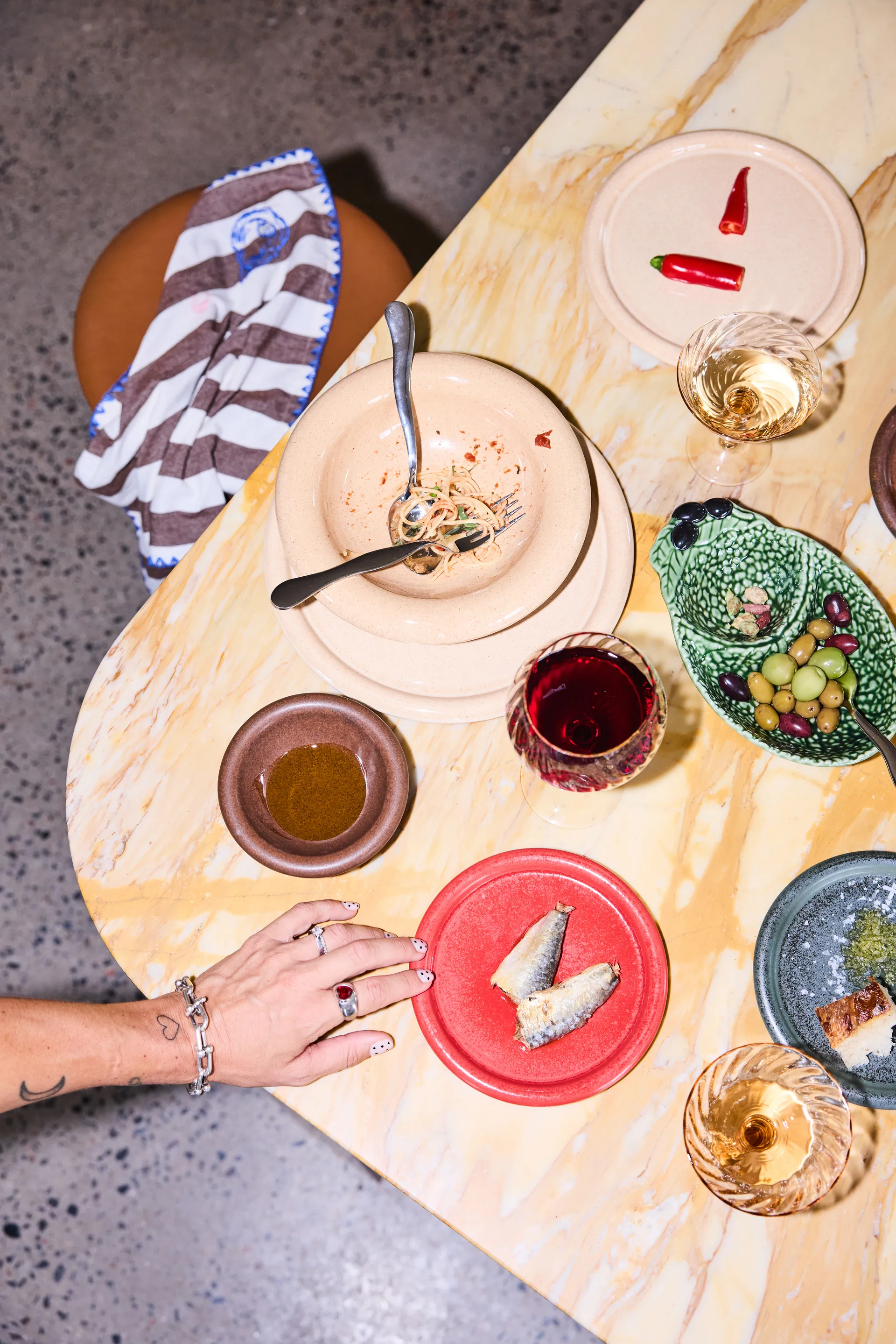 Oliv Schale, Grün Byon