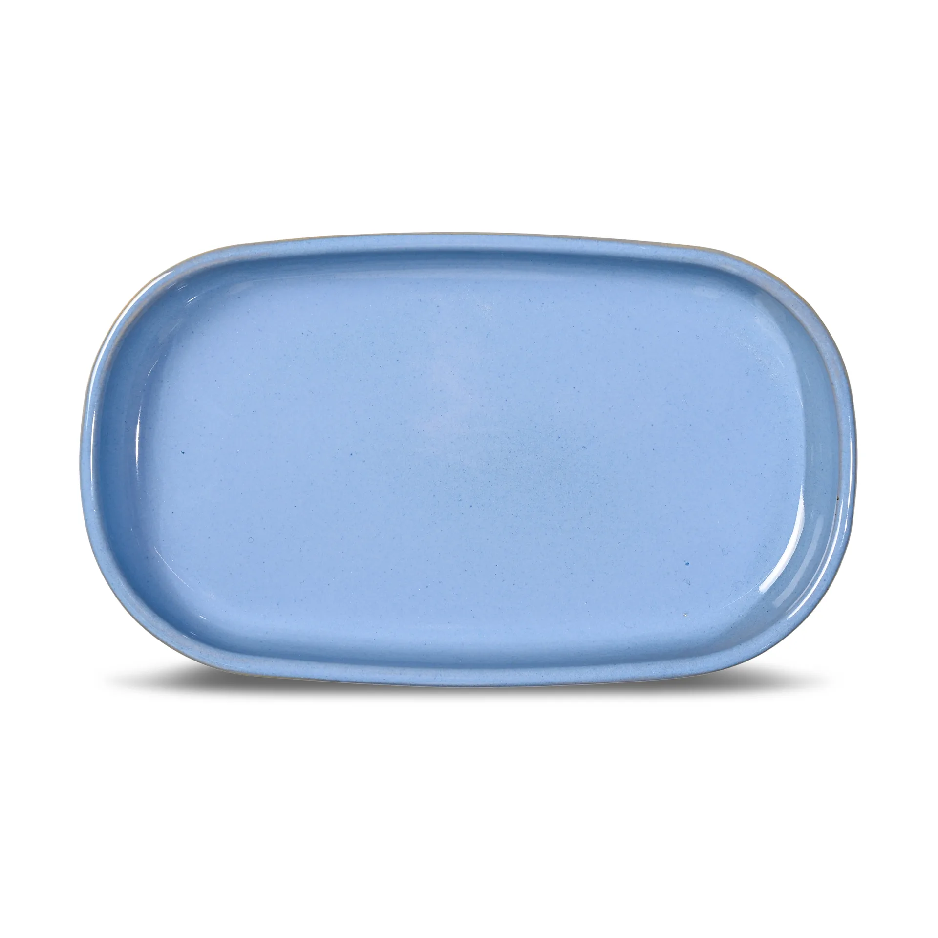 Porto Servierplatte 18x30 cm, Hellblau Byon