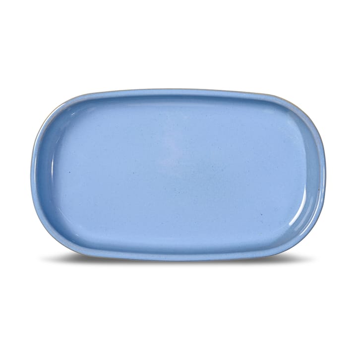 Porto Servierplatte 18x30 cm - Hellblau - Byon