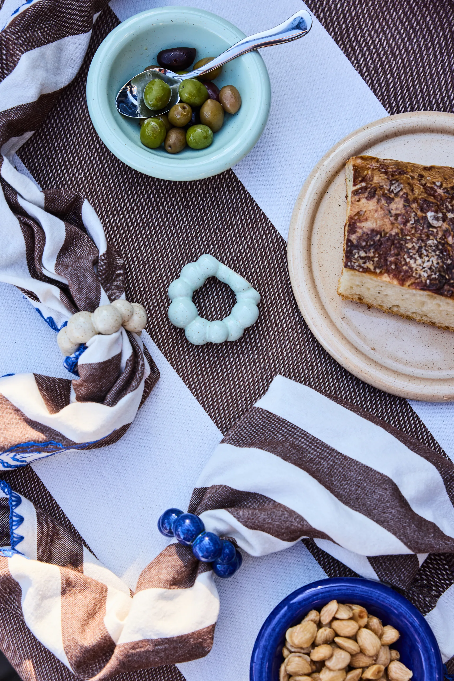 Porto Serviettenring 4‑er Pack, Mintgrün Byon