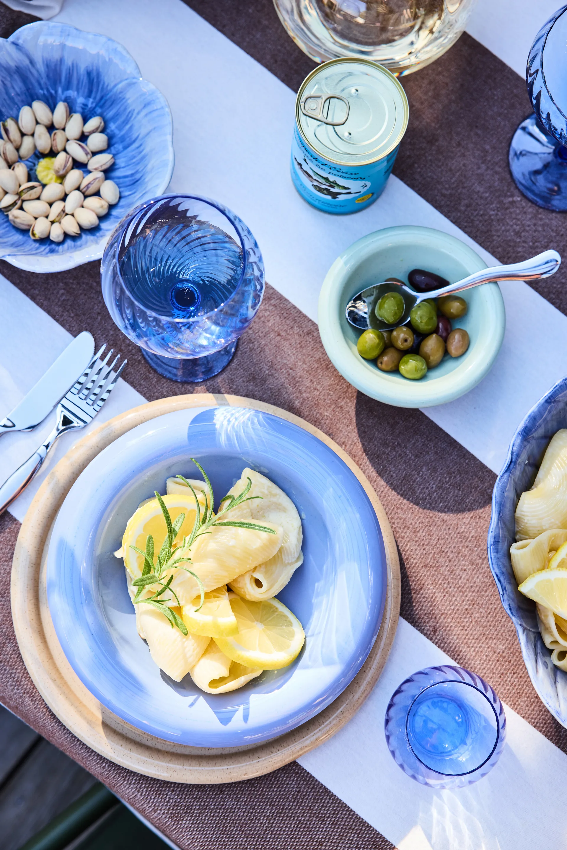 Porto tiefer Teller, Hellblau, Ø22 cm Byon