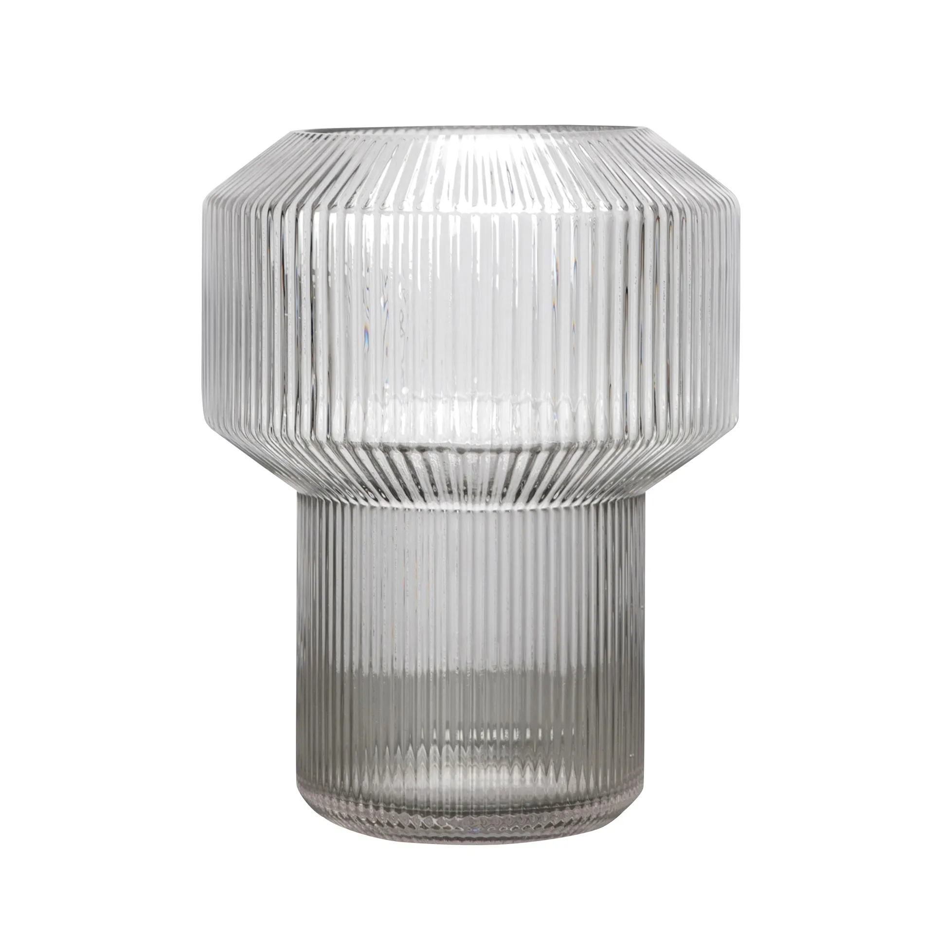 Rikke Vase Ø18,5cm, Clear Byon