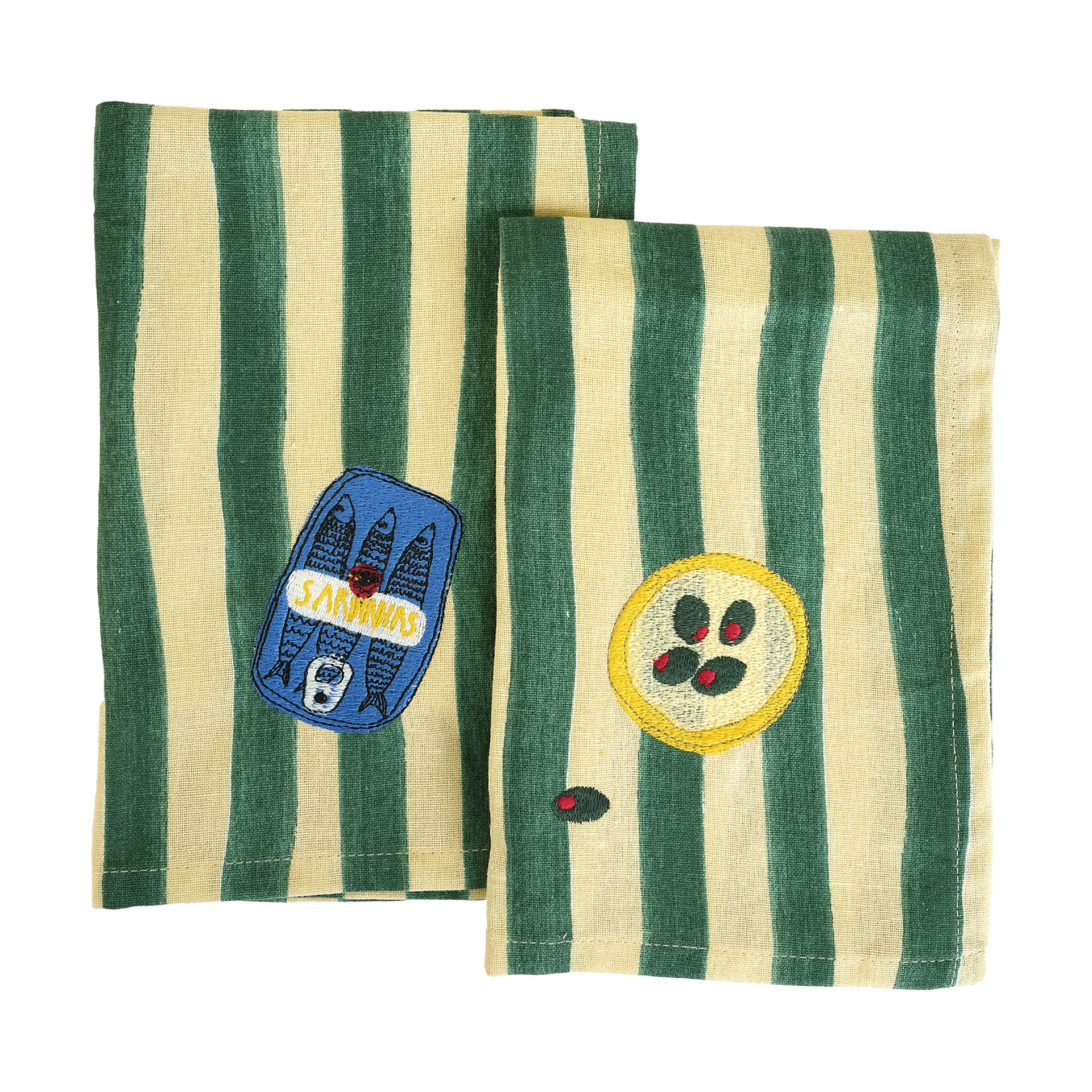 Sera Servietten 2er-Pack, Grün, 45x45 cm Byon