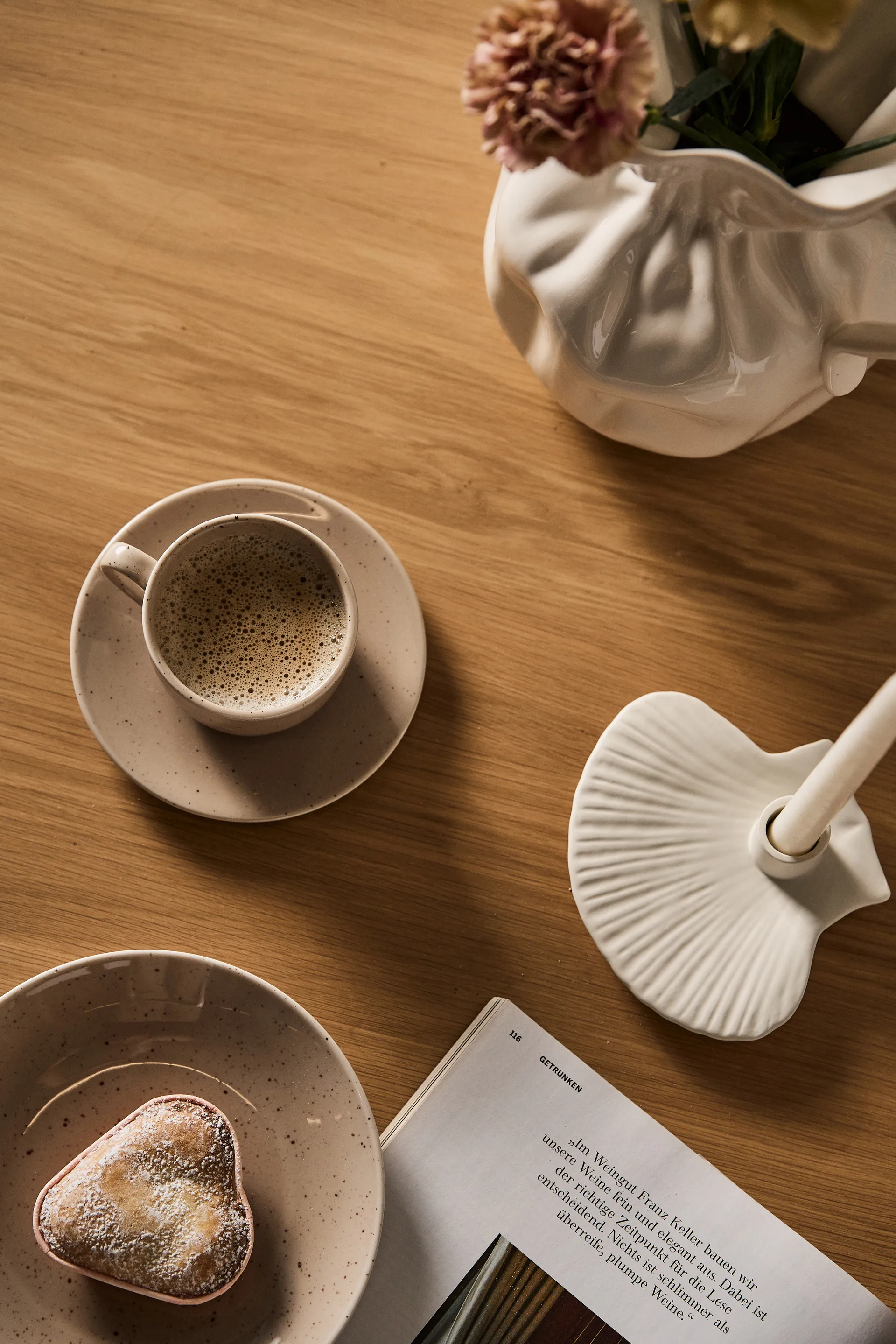 Shell Kerzenhalter 15,5cm, White Byon