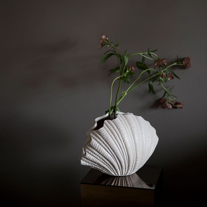 Shell Vase, Weiß Byon