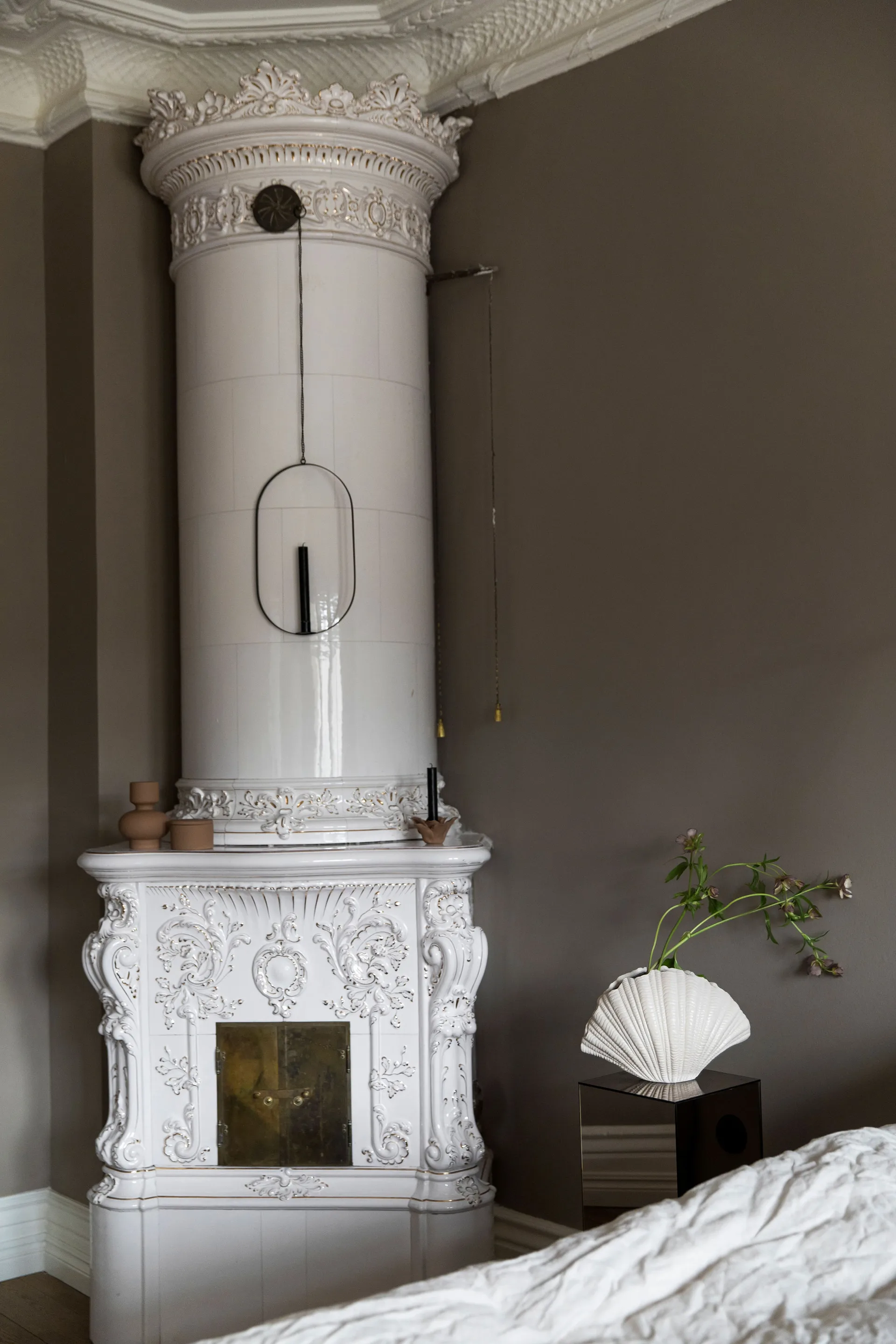 Shell Vase, Weiß Byon