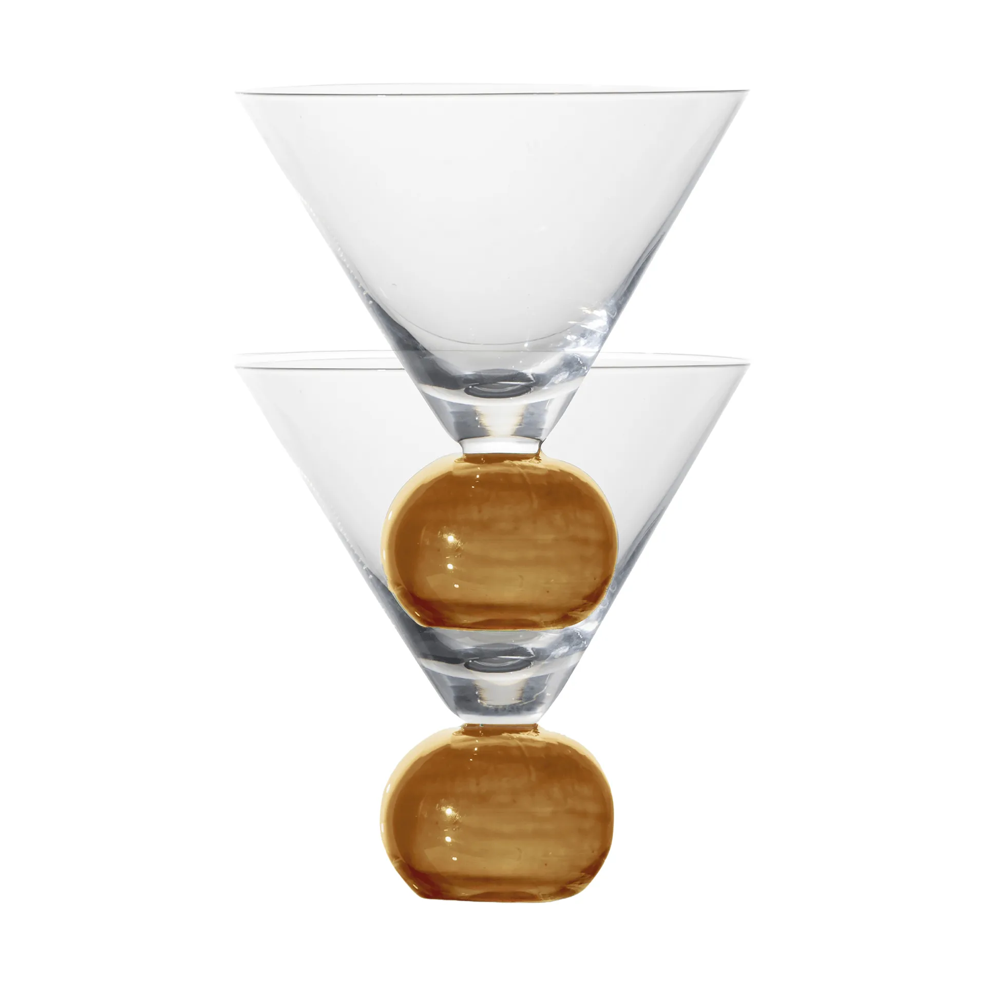 Spice Glas 24 cl 2er Pack, Klar-Amber Byon