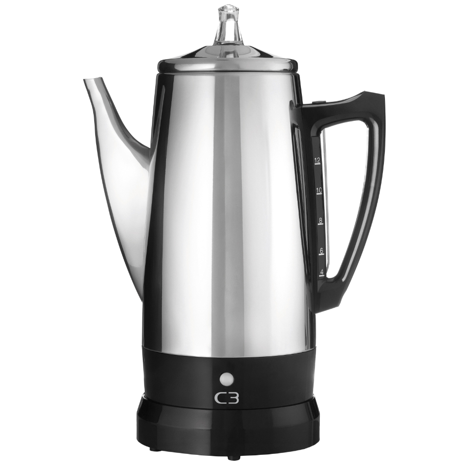 C3 C3 Perkolator 12kp Edelstahl