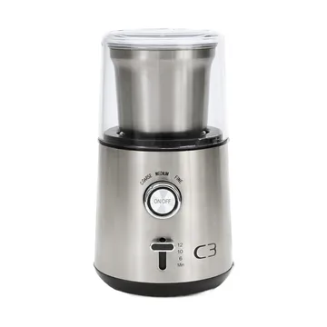 Design Kaffeemühle CG700 85 g - Gebürsteter Rostfreier Stahl - C3