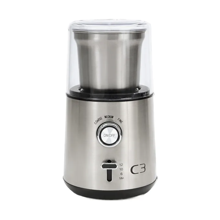Design Kaffeemühle CG700 85 g - Gebürsteter Rostfreier Stahl - C3