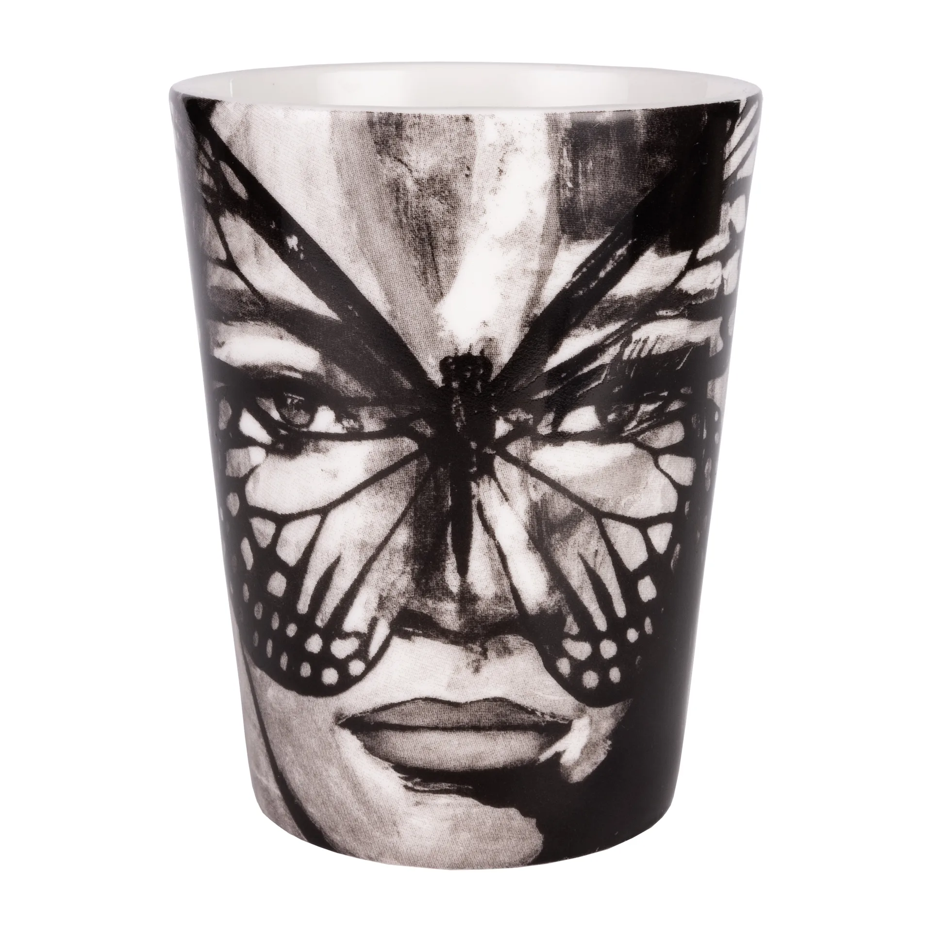 Golden Butterfly Tasse 35 cl, Black-white Carolina Gynning
