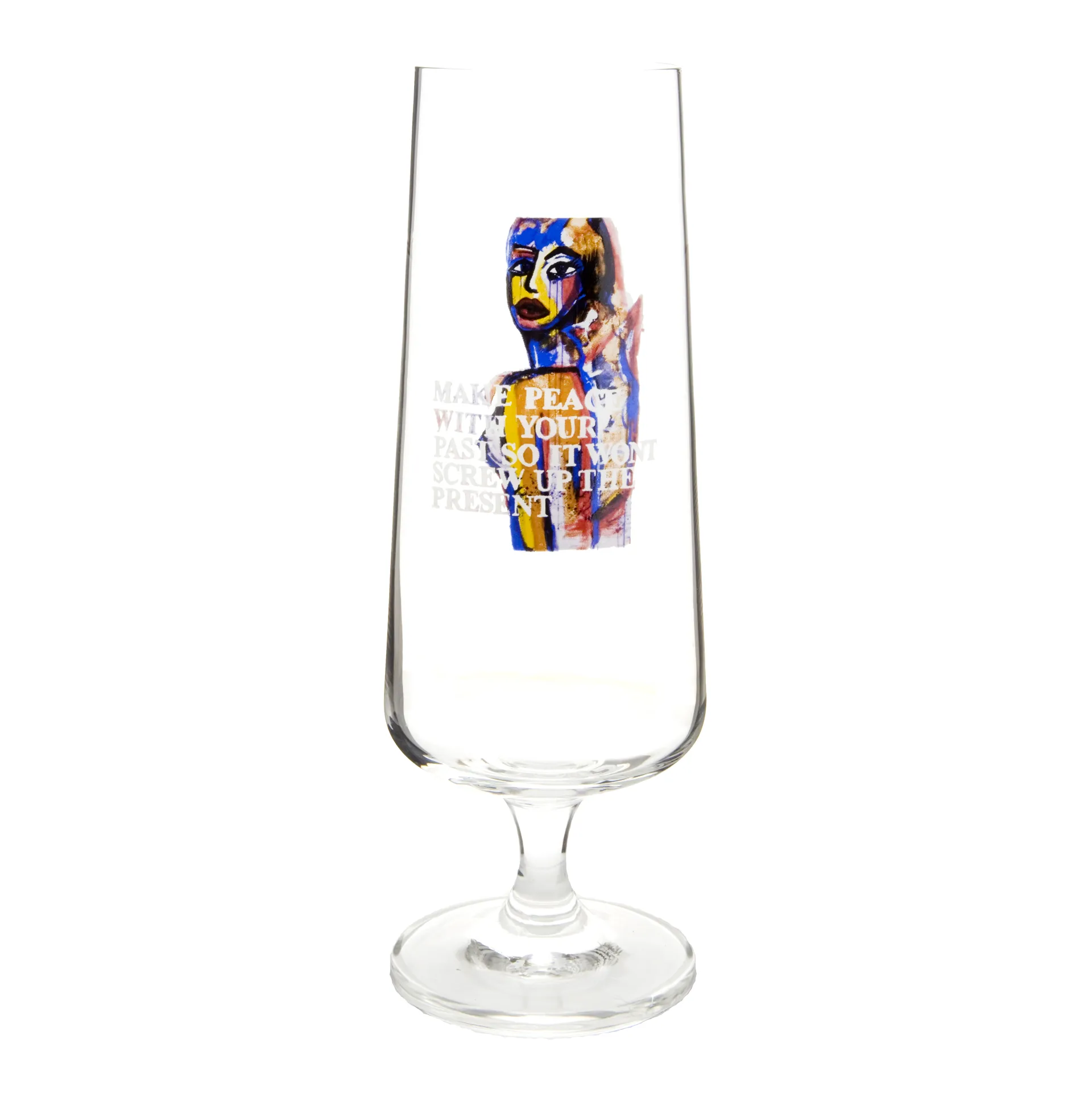 Make Peace Bierglas, 50cl Carolina Gynning