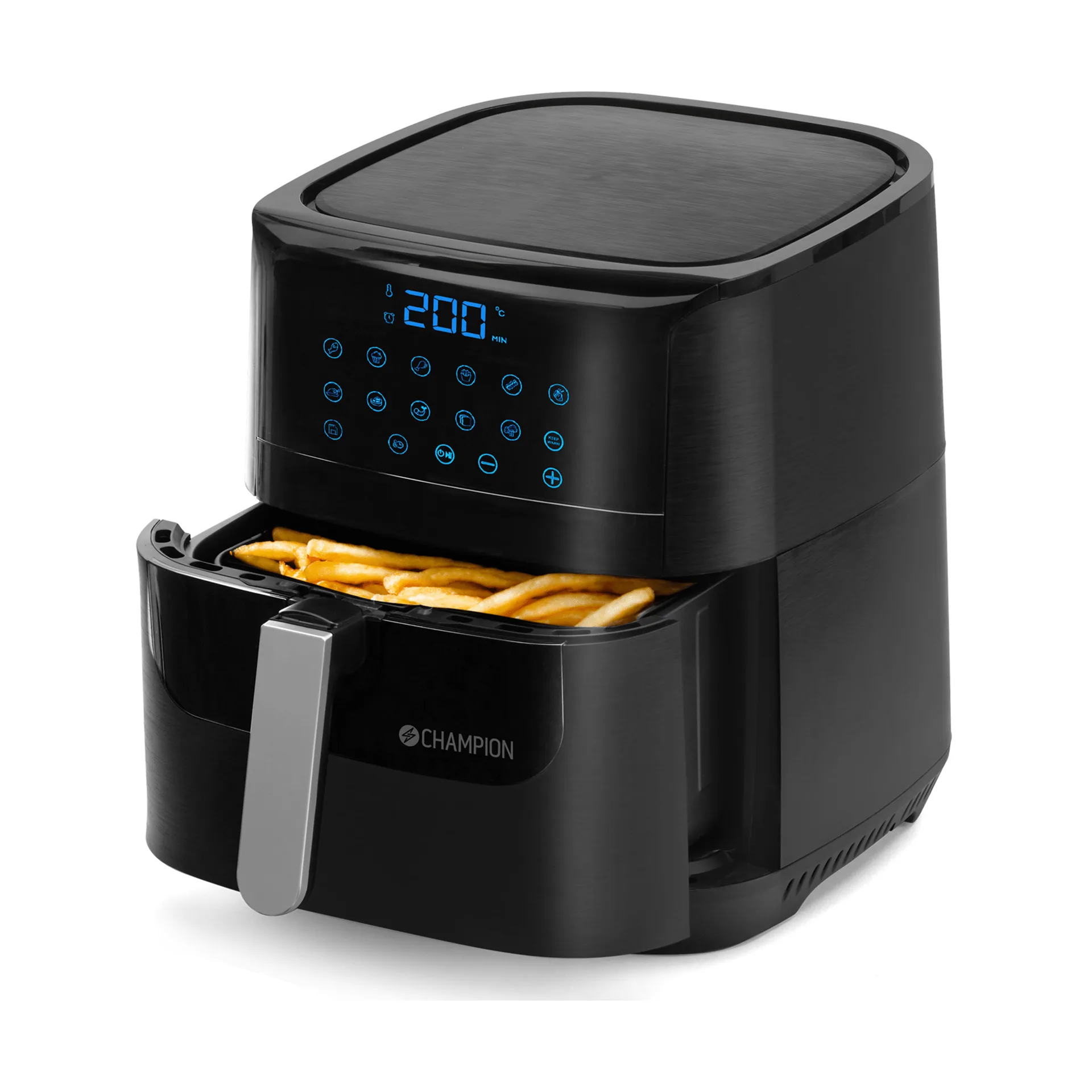 Champion Ceramic Airfryer XL, Schwarz, 5,5 l Champion