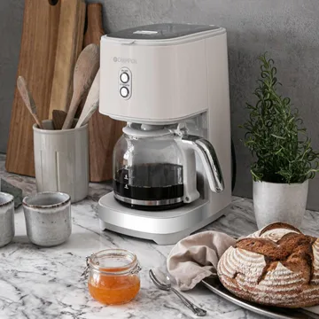 Champion Creme White Kaffeemaschine - Beige, 12 Kupfer - Champion