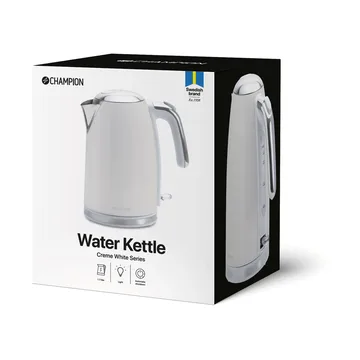 Champion Creme White Wasserkocher - Beige, 1,7 l - Champion