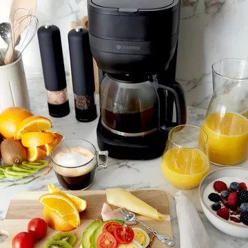Champion Kaffeemaschine - Matt Schwarz, 1,5 l - Champion
