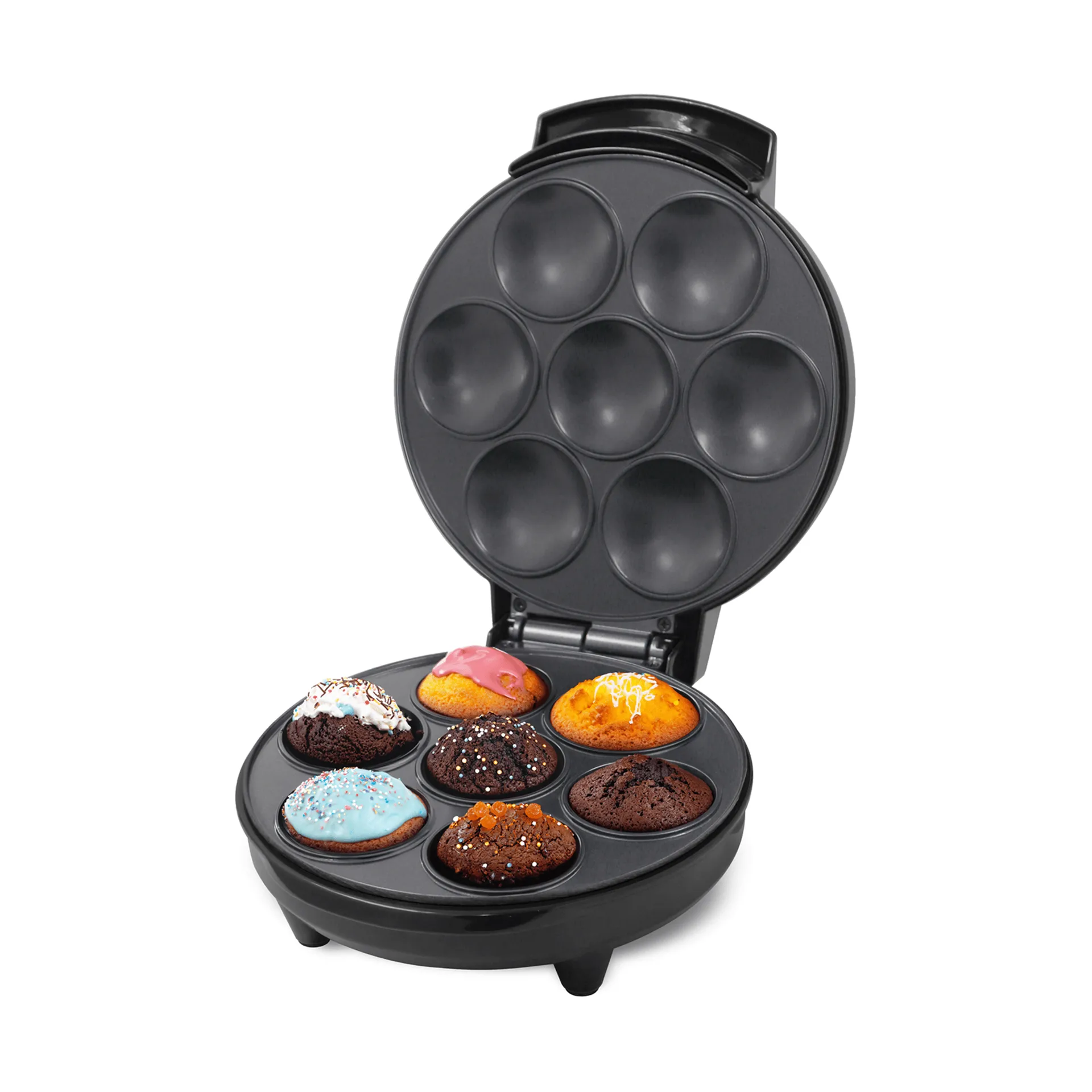 Champion Muffinsmaschine für 7 Muffins, Schwarz Champion