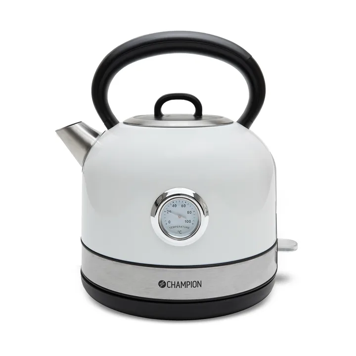 Champion Retro Wasserkocher - Creme white, 1,7 l - Champion