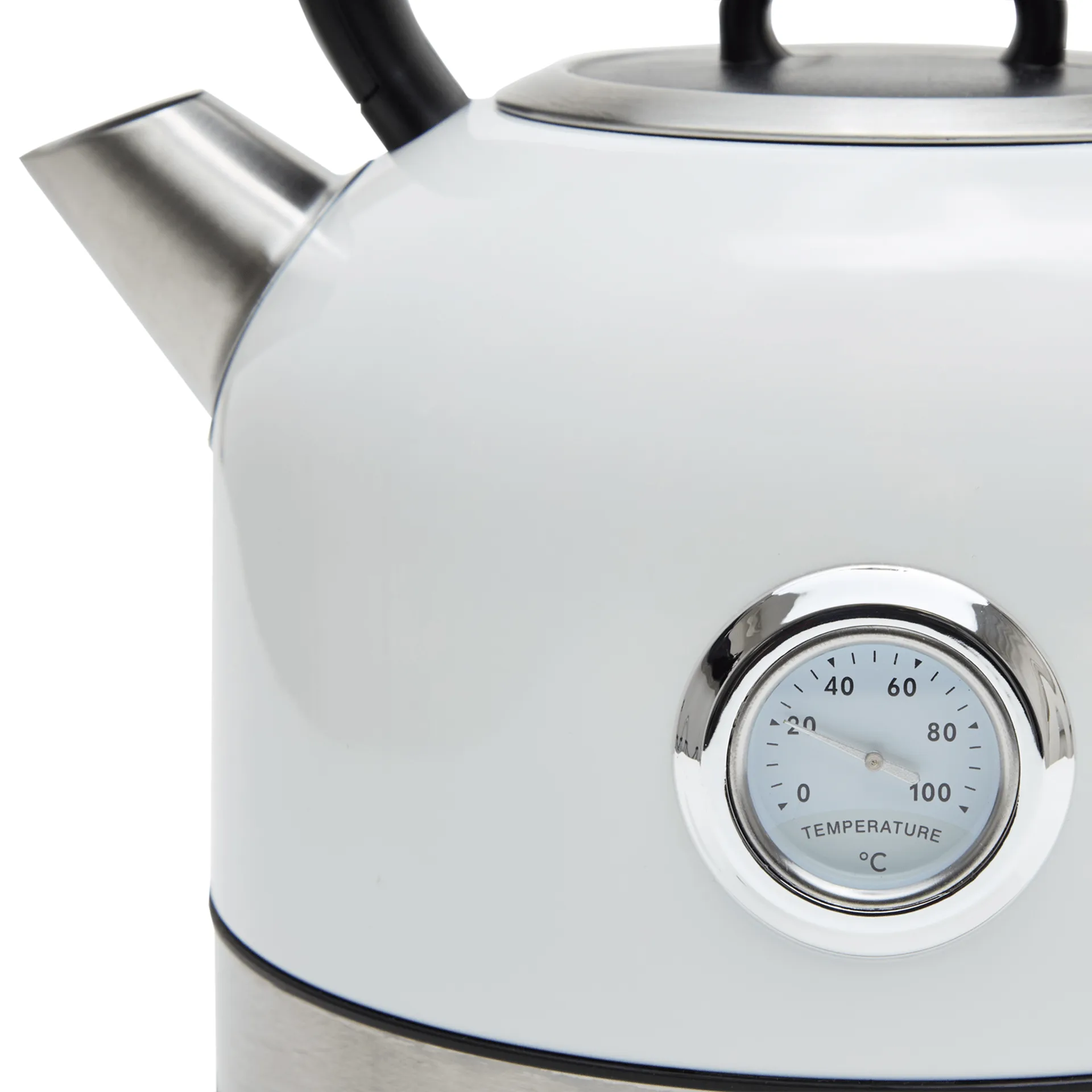 Champion Retro Wasserkocher, Creme white, 1,7 l Champion