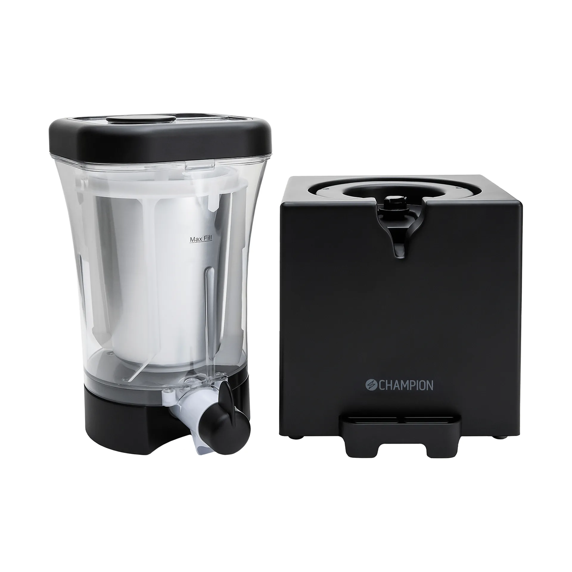 Champion Slush N'ice Slushmaschine, Mattschwarz, 1 l Champion