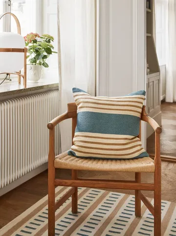 Aria Kissenbezug - Heaven blue-khaki, 50x50 cm - Chhatwal & Jonsson