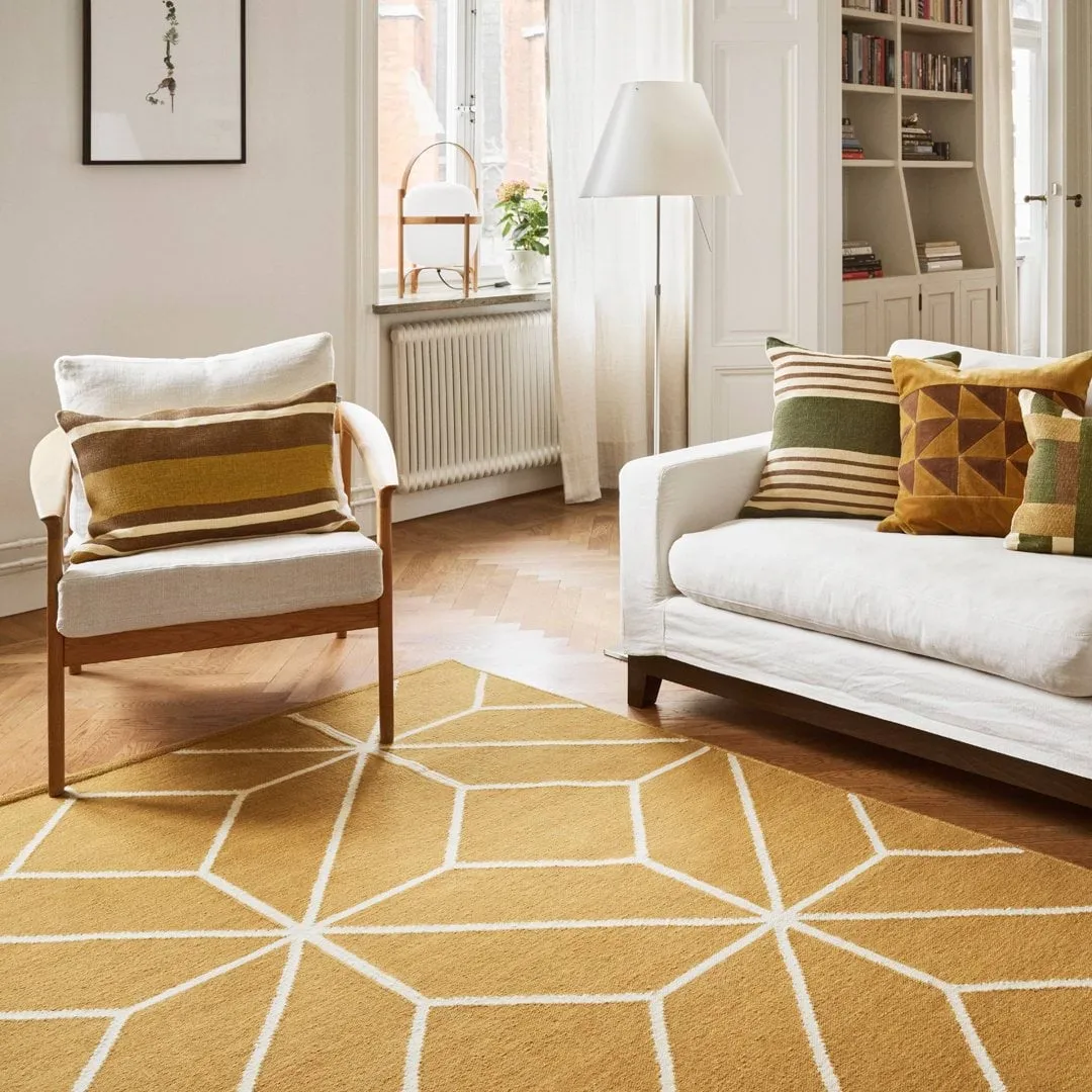 Ayur Teppich, Masala Yellow-Off White, 270x180 cm Chhatwal & Jonsson