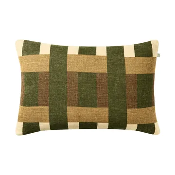Benaras Kissenbezug - Cactus Green-Taupe-Khaki, 40x60 cm - Chhatwal & Jonsson