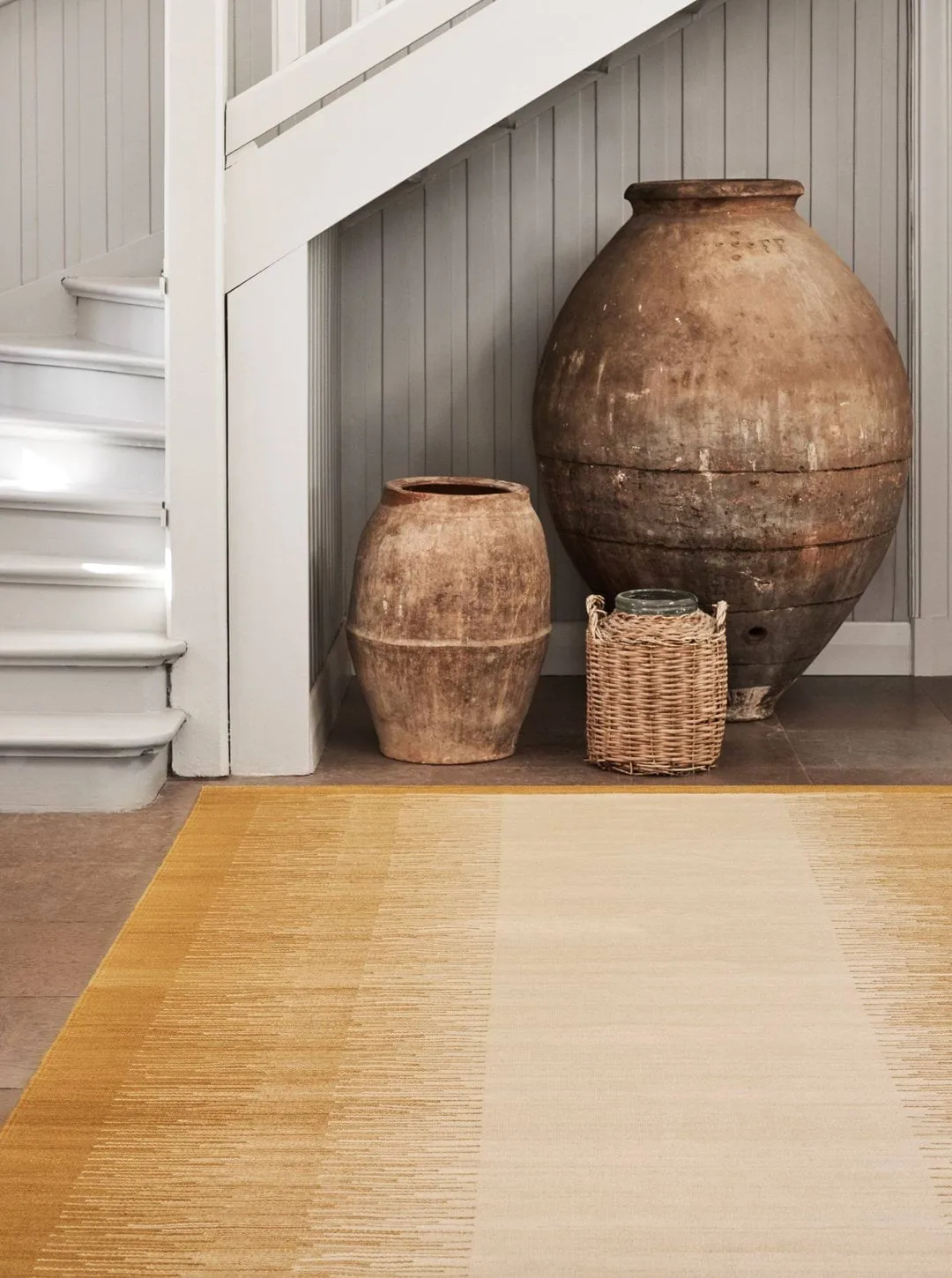 Tapti Wollteppich, Masala Yellow-Off White, 320x230 cm Chhatwal & Jonsson