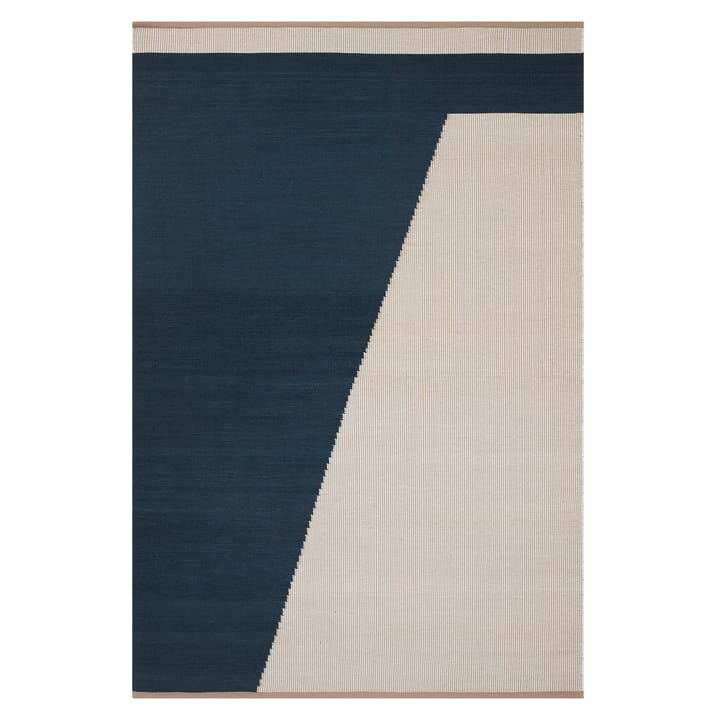 Una Wollteppich 230 x 320cm, Dark blue-beige-off white Chhatwal & Jonsson