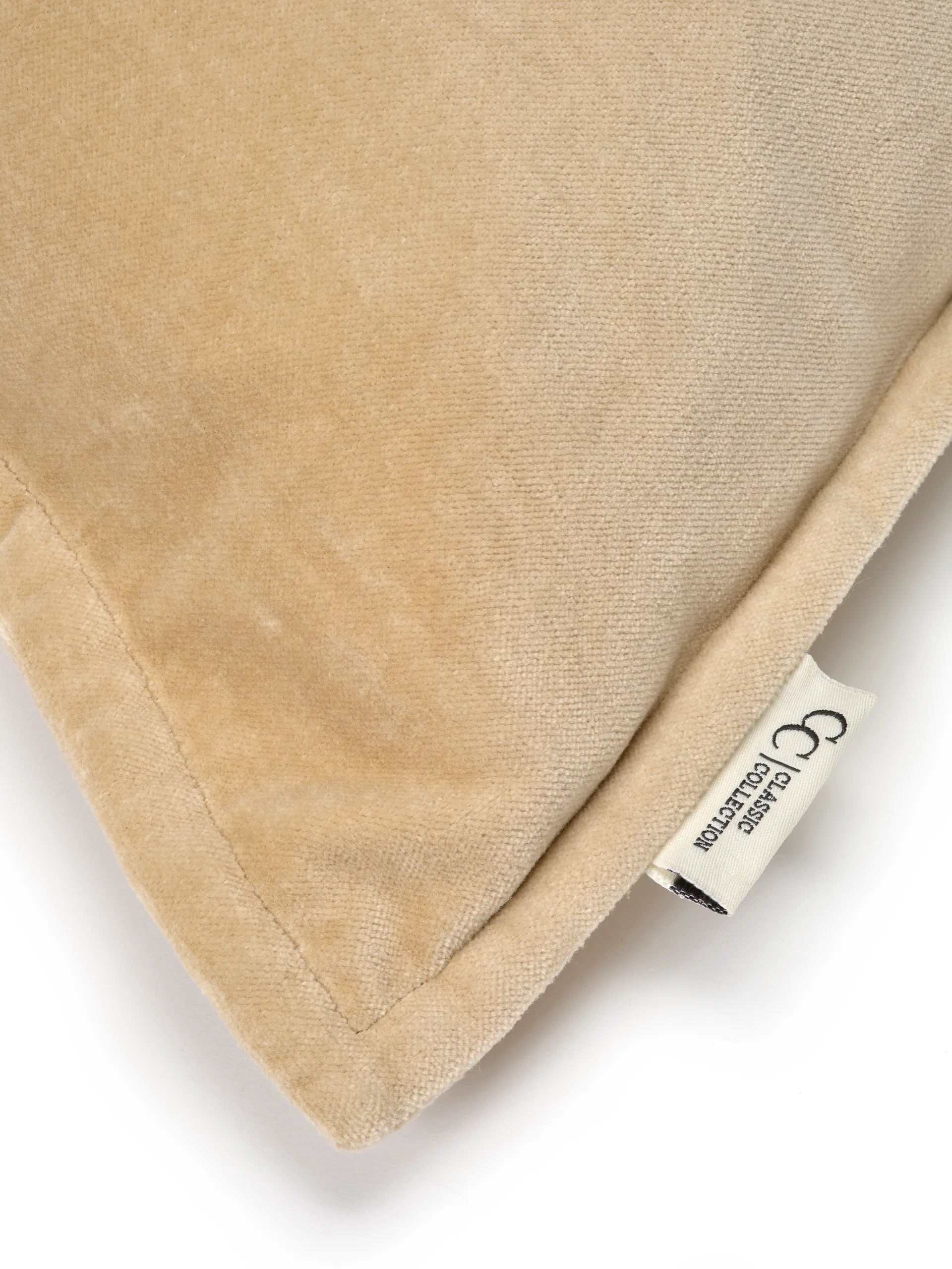 Classic Velvet Kissenbezug 50x50 cm, Sand Classic Collection