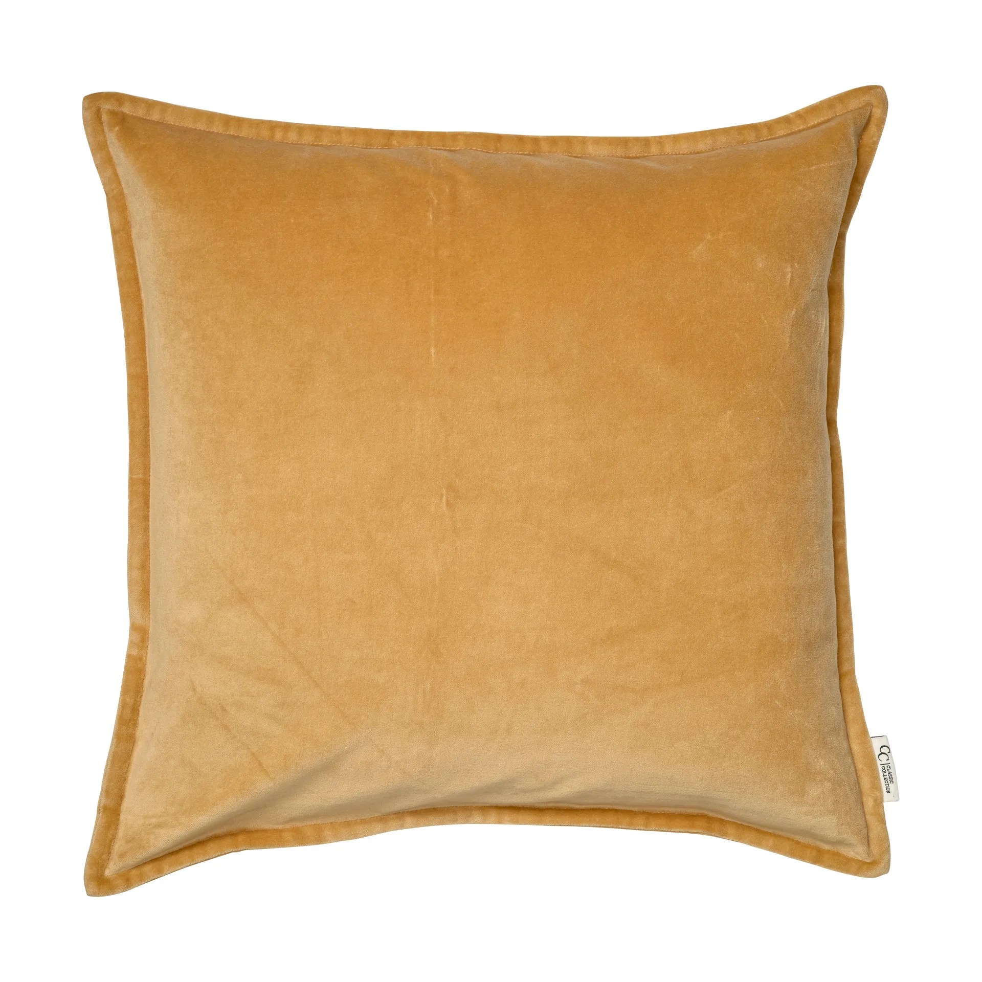 Classic Velvet Kissenbezug 50x50 cm, Yellow Classic Collection