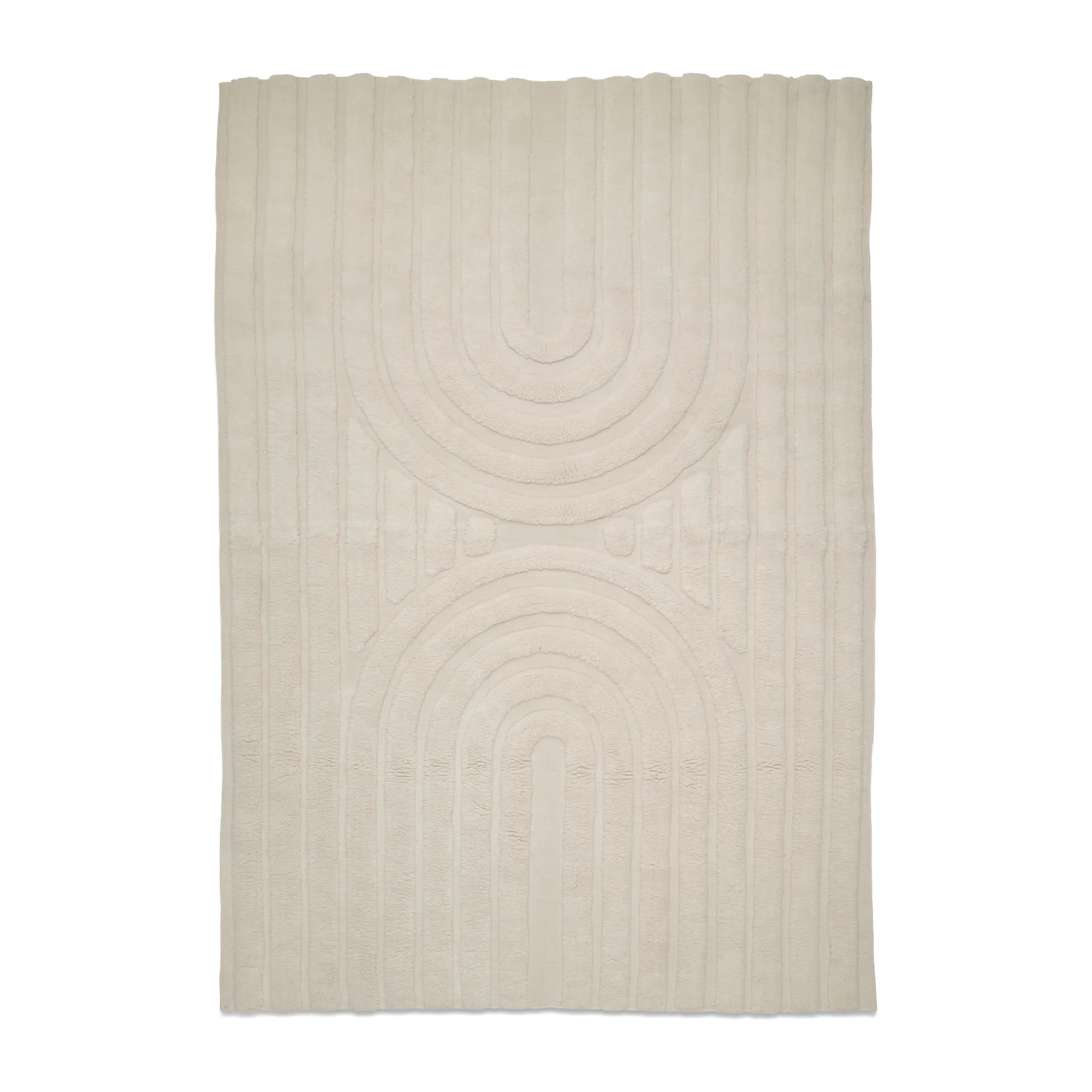 Curve Wollteppich 200 x 300 cm, Ivory Classic Collection