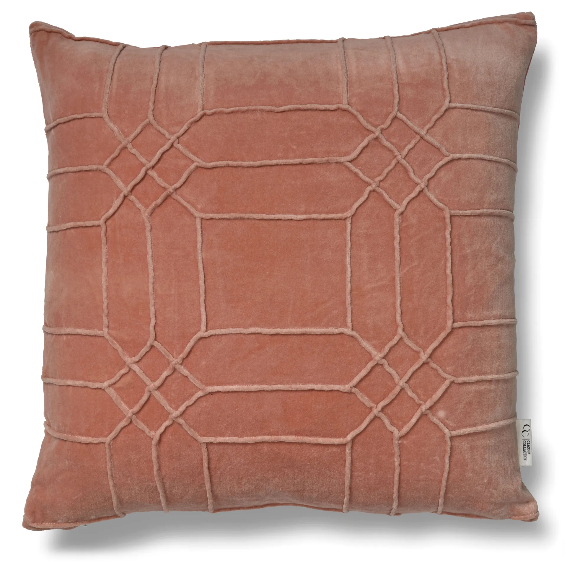 Delhi Kissenbezug 50 x 50cm, Dusty coral Classic Collection