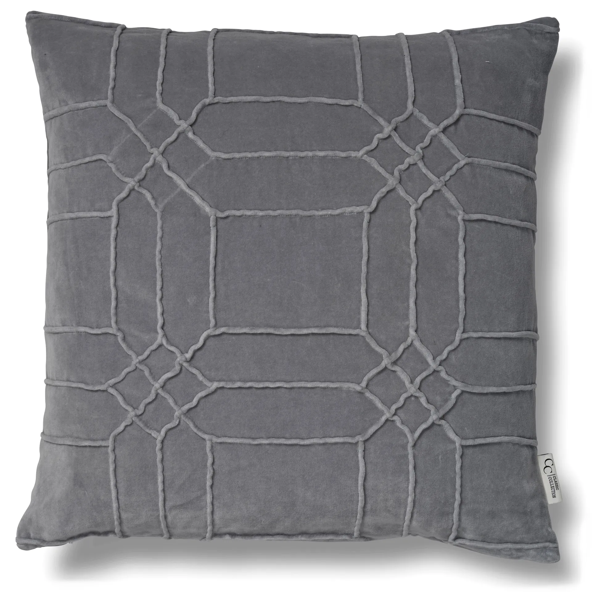 Delhi Kissenbezug 50 x 50cm, Slate grey Classic Collection