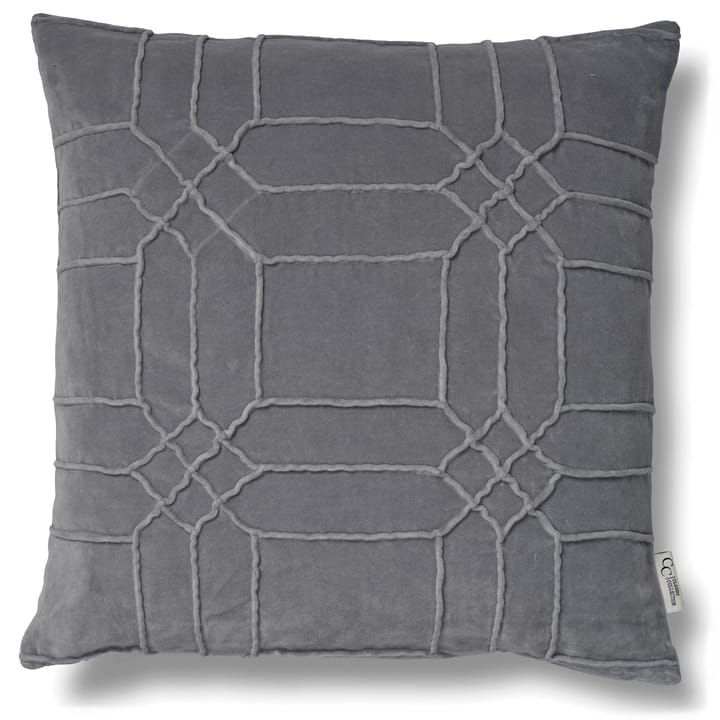 Delhi Kissenbezug 50 x 50cm - Slate grey - Classic Collection